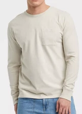 NEW Goodfellow & Co. Men's Vintage Long Sleeve Pocket T-Shirt XL