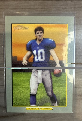 #ad 2005 Topps Turkey Red Eli Manning #1 Ad Back Short Print $2.99