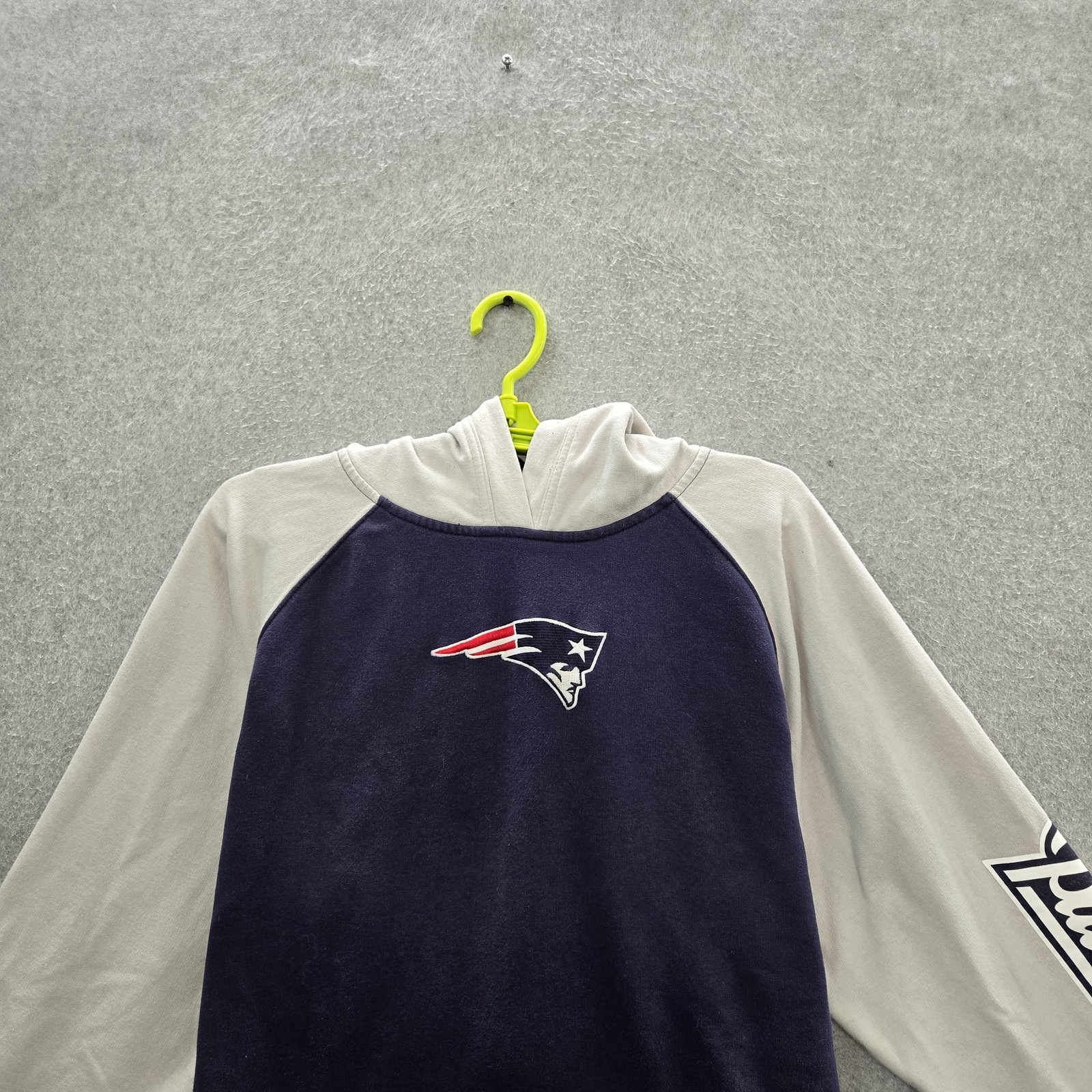 New England Patriots Men Hoodie XL Navy Reebok Y2K Fleece Team Logo thumbnail 4