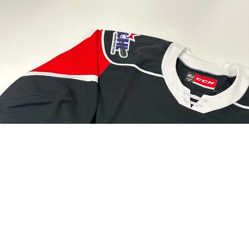 Brand New Black and Red CCM OHL MIC Game Jersey - Size 56 - Picture 3 of 7