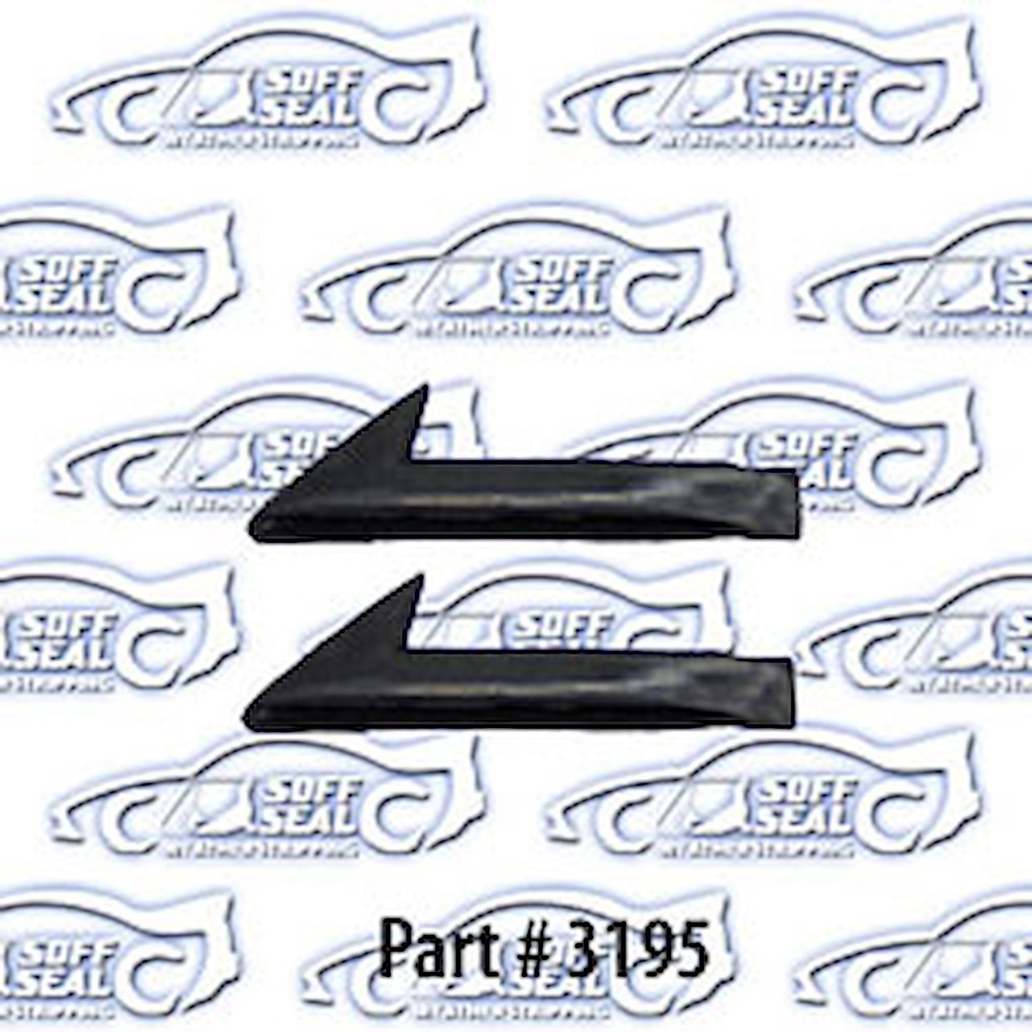 SoffSeal 3195 Premium Front Door Glass Weatherstrip Seal