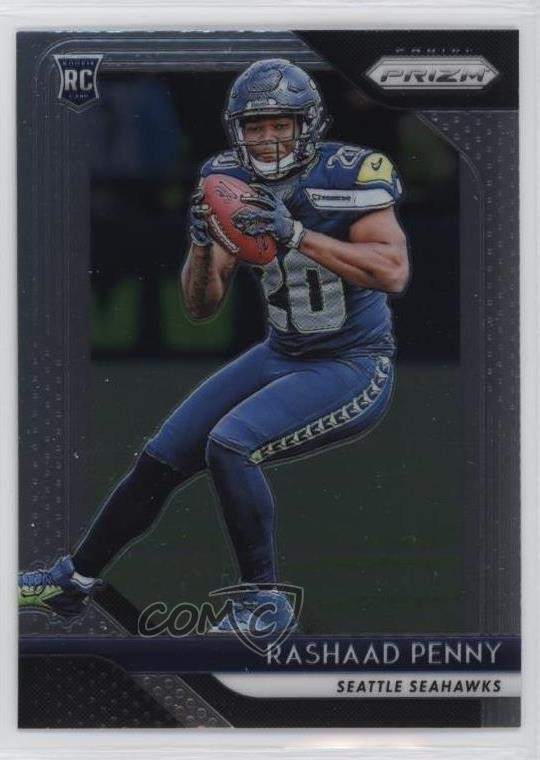 2018 Panini Prizm Rookie Rashaad Penny #210 mp7