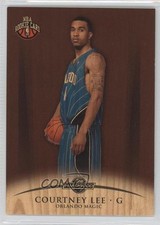 2008-09 Topps Hardwood Mahogany Wood 42/75 Courtney Lee (One Ball) #120 0o9