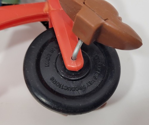 Vintage 1977 Goofy Riding Tricycle 5" Spielzeugfigur Walt Disney Gabriel Industries - Bild 12 von 13