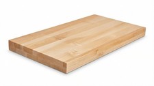 24 in. x 12 in. x 1.5 in. Solid Maple Butcher Block Countertop