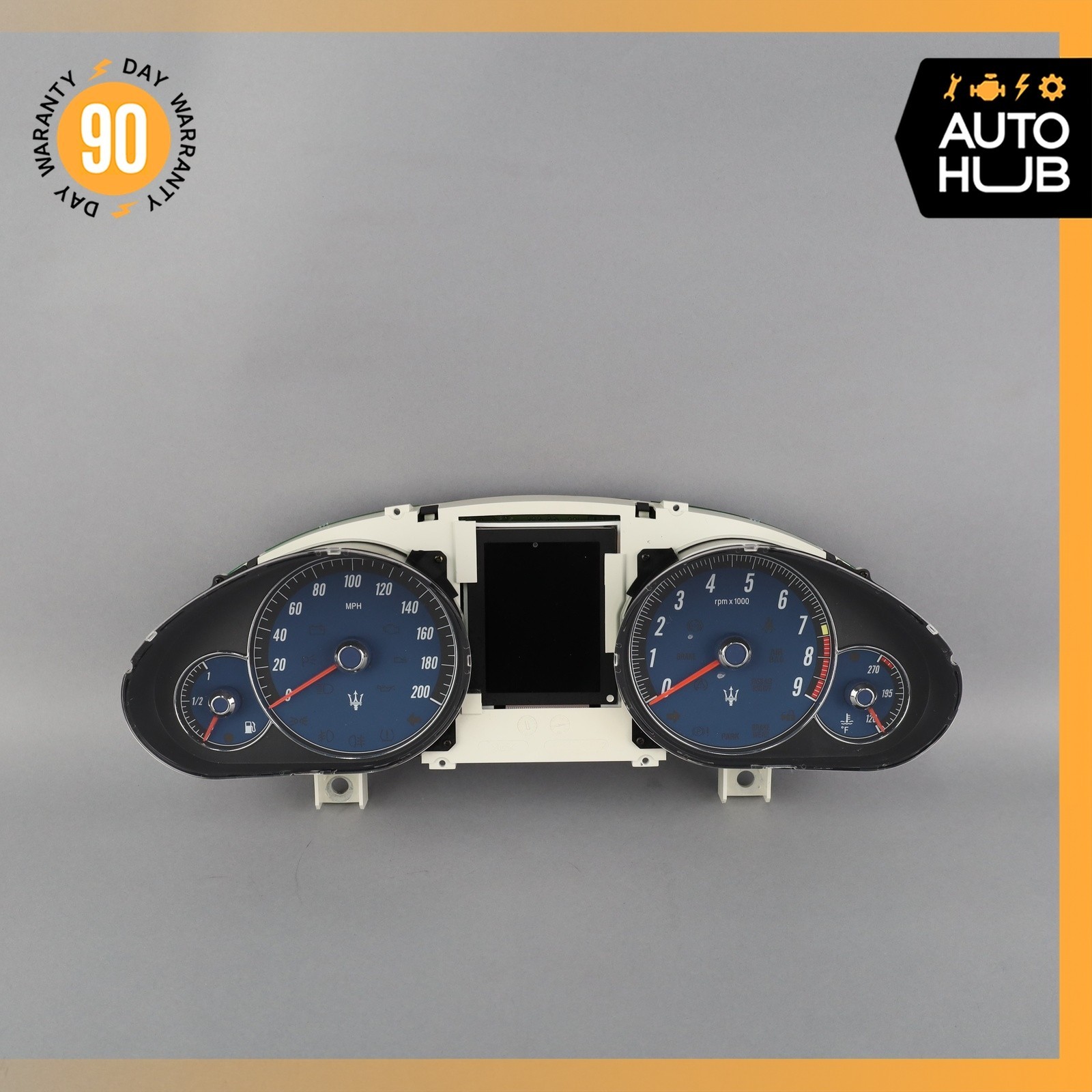 09-12 Maserati GranTurismo S M145 4.7L Instrument Cluster Speedometer OEM 45k