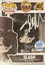 SLASH AUTOGRAPHED SIGNED GUNS N ROSES FUNKO POP #402