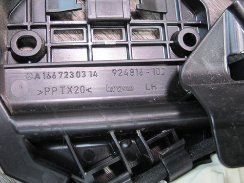 12-15 MERCEDES X166 W166 GL ML-CLASS FRONT LEFT DOOR LOCK LATCH ACTUATOR OEM - Picture 4 of 12