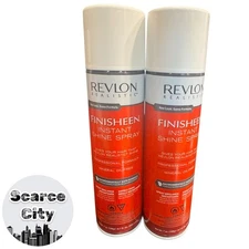 2x Revlon Realistic Finisheen Instant Shine Spray 7oz | 8.7oz
