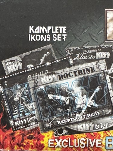 Komplettes Kiss Blue Edition Sammelkarten 90 Karten Ikon Set und 90 Karten 360 Set - Bild 19 von 21