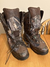 Cabelas Inferno Boots Men's Size 10D 2000G Insulated Waterproof Camo Hunting EUC