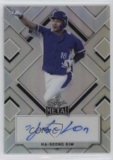 2022 Leaf Metal Silver Prismatic 3/10 Ha-Seong Kim #BA-HSK Auto 12ty