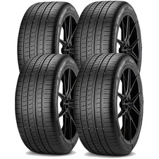 Qty 4 23535zr18 Pirelli P-zero Rosso Asimmetrico 86y Sl Black Wall Tires