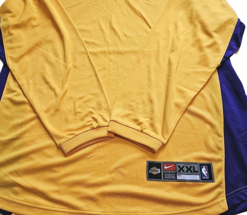 KOBE Era Nike Los Angeles Lakers Shooting Warm Up Shirt Mens XXL Nwot. - Picture 7 of 10