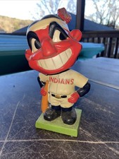 Chief Wahoo Cleveland Indians Vintage 1960s Bobblehead Nodder