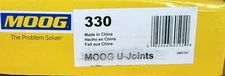 MOOG U-Joint Universal Greaseable Joint + Cross Reference 330 / 015-2086-0