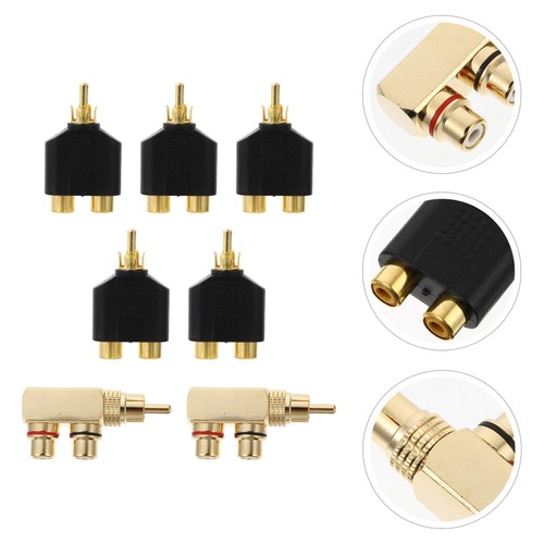 7 Pcs/set Adapter Male to Female Splitter Converter Cable Connector