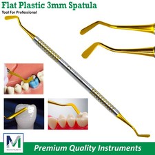 Filling Instrument Flat Plastic Amalgam Composite Dental Double Ended 2,2.5,3mm