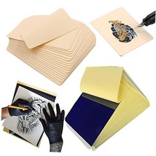 20PCS Tattoo Practice Skin with 5Pcs Practice Skin 15Pcs Transfer Paper