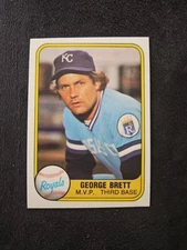 ⚾1981 Fleer #28 George Brett M.V.P.⚾Near Mint⚾