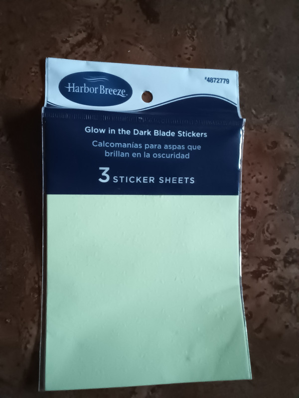 HARBOR BREEZE glow in the dark star/moon/comet sticker assort-3 sheets #4872779