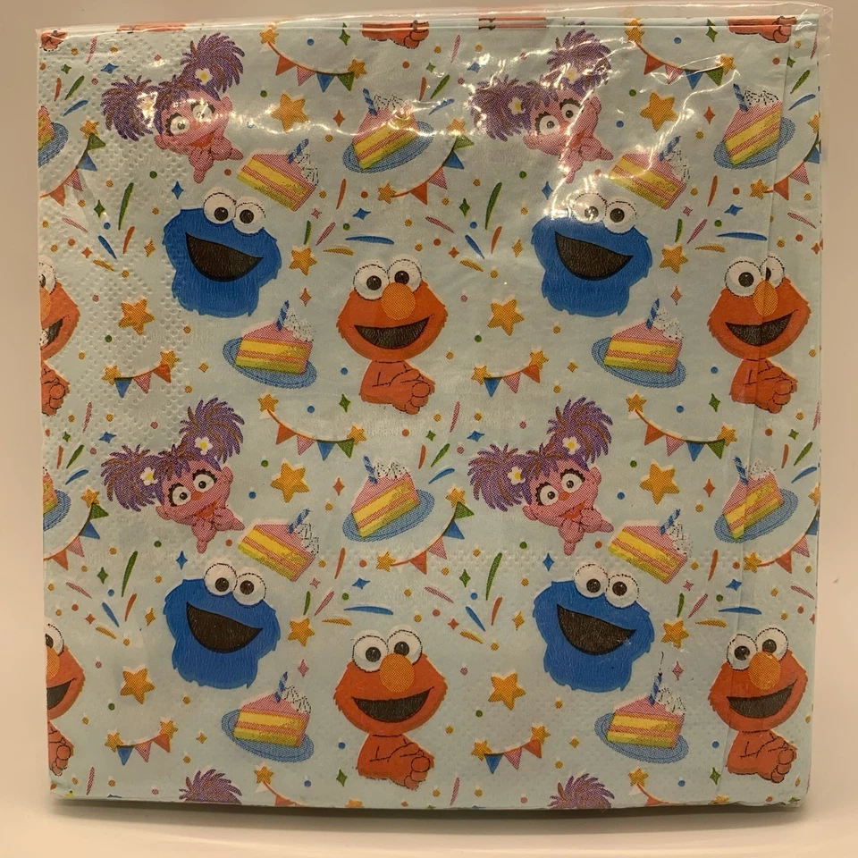 Салфетки Улицы Сезам с изображением Элмо, Cookie Monster и Эбби Кадабби - Изображение 4 из 4