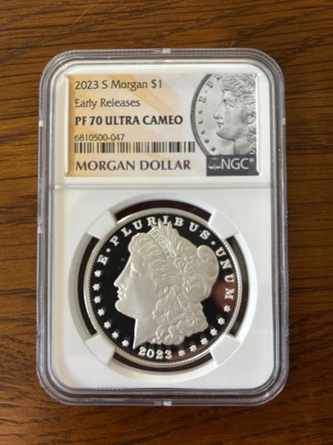 2023-S Morgan Silver Dollar $1 Early Releases NGC PF70 Ultra Cameo