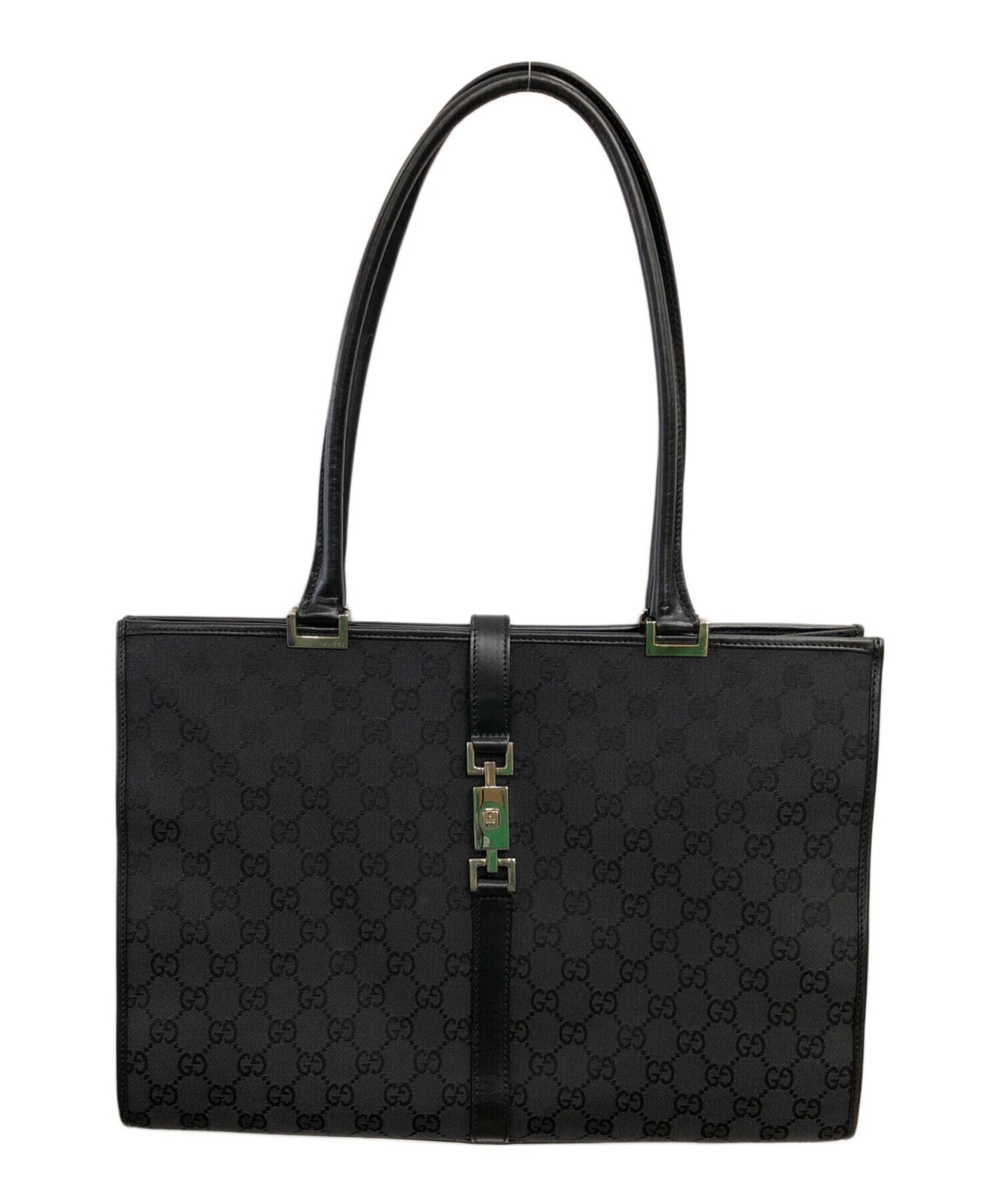GUCCI GG Canvas Tote Bag in Black - Timeless Luxury Carryall