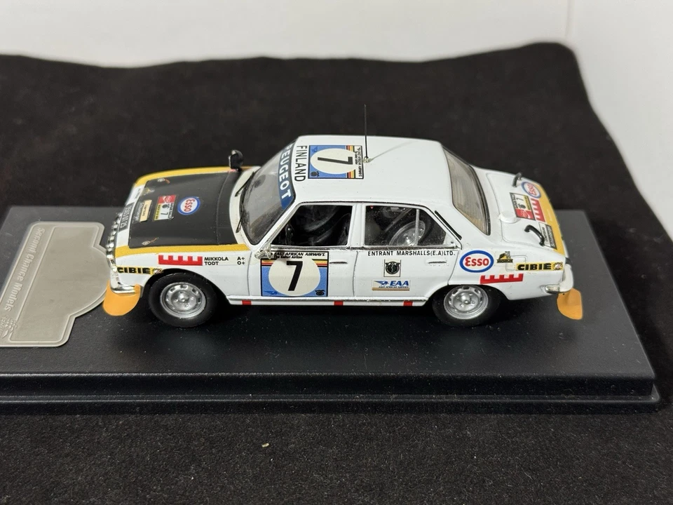 PEUGEOT 504 #7 H.MIKKOLA-J.TODT EAST AFRICAN SAFARI RALLY 1975 1:43 Transkit - Immagine 2 di 4
