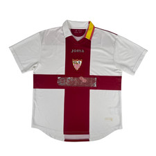 SEVILLA FC 2007/08 JOMA European Football Shirt L Mens Vintage Soccer Jersey