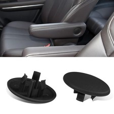HEVLE 2PCS Rear Seat Armrest Cover Cap, Left Right Arm Rest Handle Black-2pcs