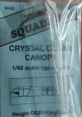 Vought OS2U Kingfisher, Crystal Clear Canopy, Squadron ,Scale: 1/48, Kit: 9542