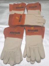 Lot Of 5 Mustang Welding Gloves Sewn With Kevlar Size XL