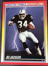1990 Score - Ground Force Bo Jackson #330 Mint Beautiful Card