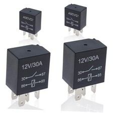 4 Pcs Car Waterproof Stable Relay,Relay,12v 30a Relay, Auto Relay Switch, 4-Pin
