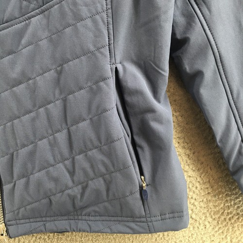 Zero Restriction Jacken Herren L Blau Full Zip Langarm Gesteppt Rollkragen - Bild 5 von 16