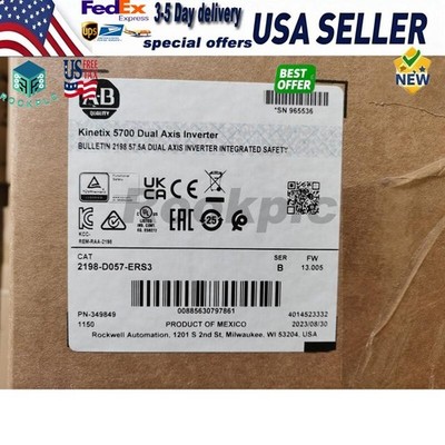 Brand New AB CAT 2198-D057-ERS3 FW 13.005 kinetix 5700 Axis inverter US Free Tax