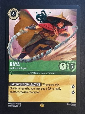 Disney Lorcana - Raya - Infiltration Expert - 100/204 Reign of Jafar Legendary