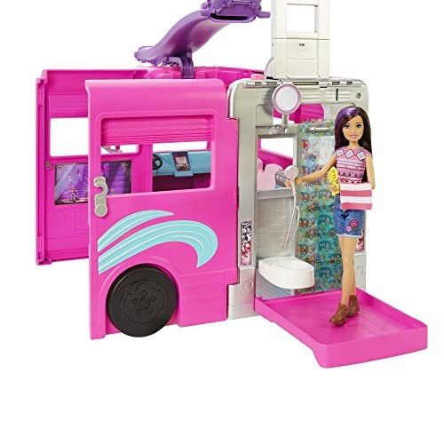 Barbie Camper dei Sogni con Scivolo e Piscina foto 3
