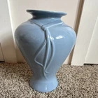 Haeger Ceramic Light Blue Decorative Vase 4404 Art Pottery 1986 Vintage