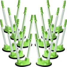 12 Pack Baggy Rack Stand Adjustable Freezer Bag Holder Ziplock Green