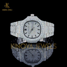 Наручные часы moissanite diamond watch men