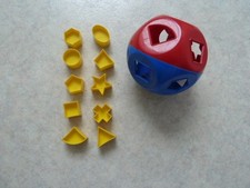 TUPPERWARE KOMBI-BALL KINDER-SPIELZEUG TUPPERCARE ROT BLAU