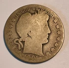 1901-O US 50C Barber Silver Half Dollar Coin