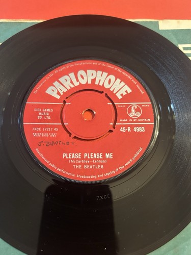PLEASE PLEASE ME / ASK ME WHY Beatles zweite Vinyl Single.