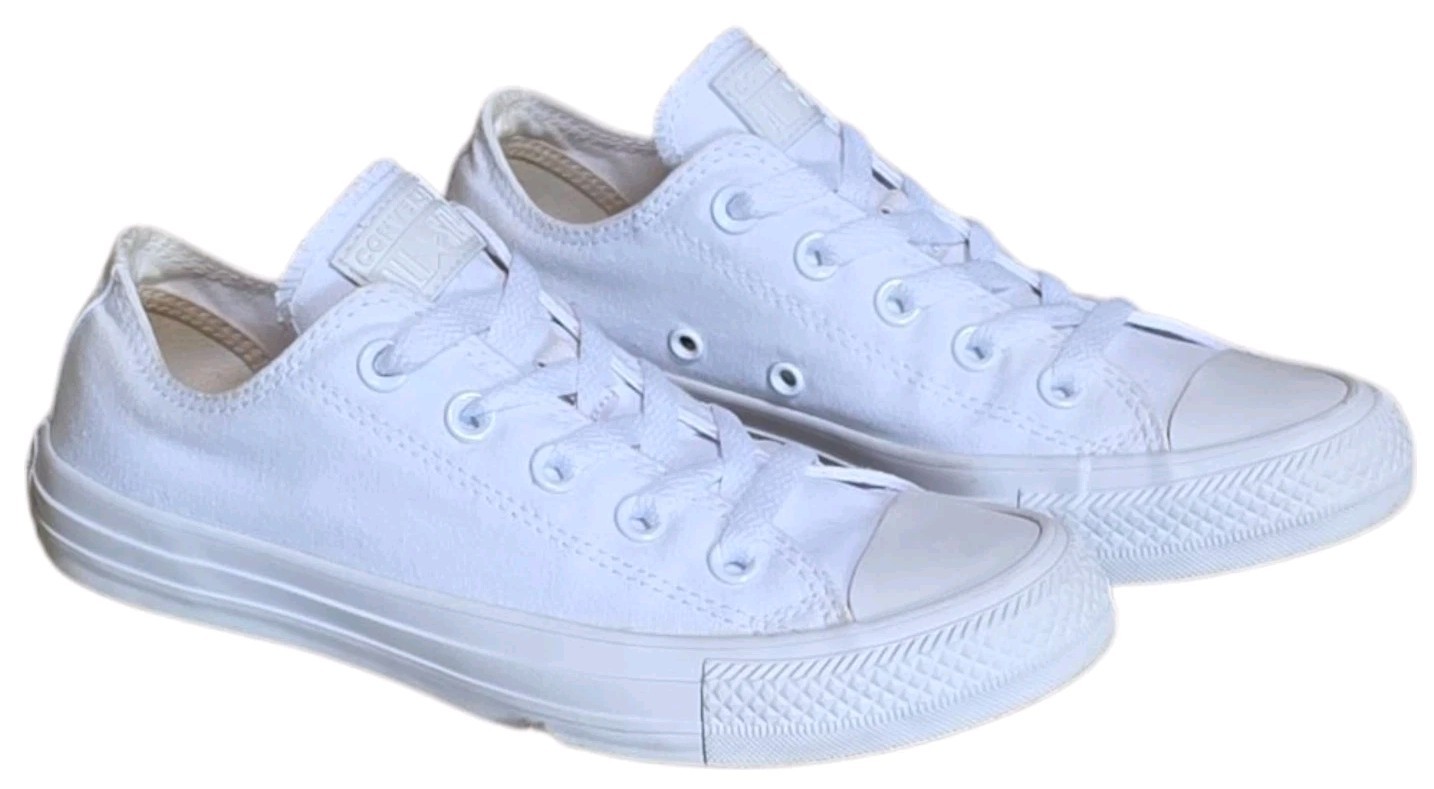 Converse Shoes Womens 6 Mens 4 Chuck Taylor All Star Sneaker White Canvas 1U647F thumbnail 13