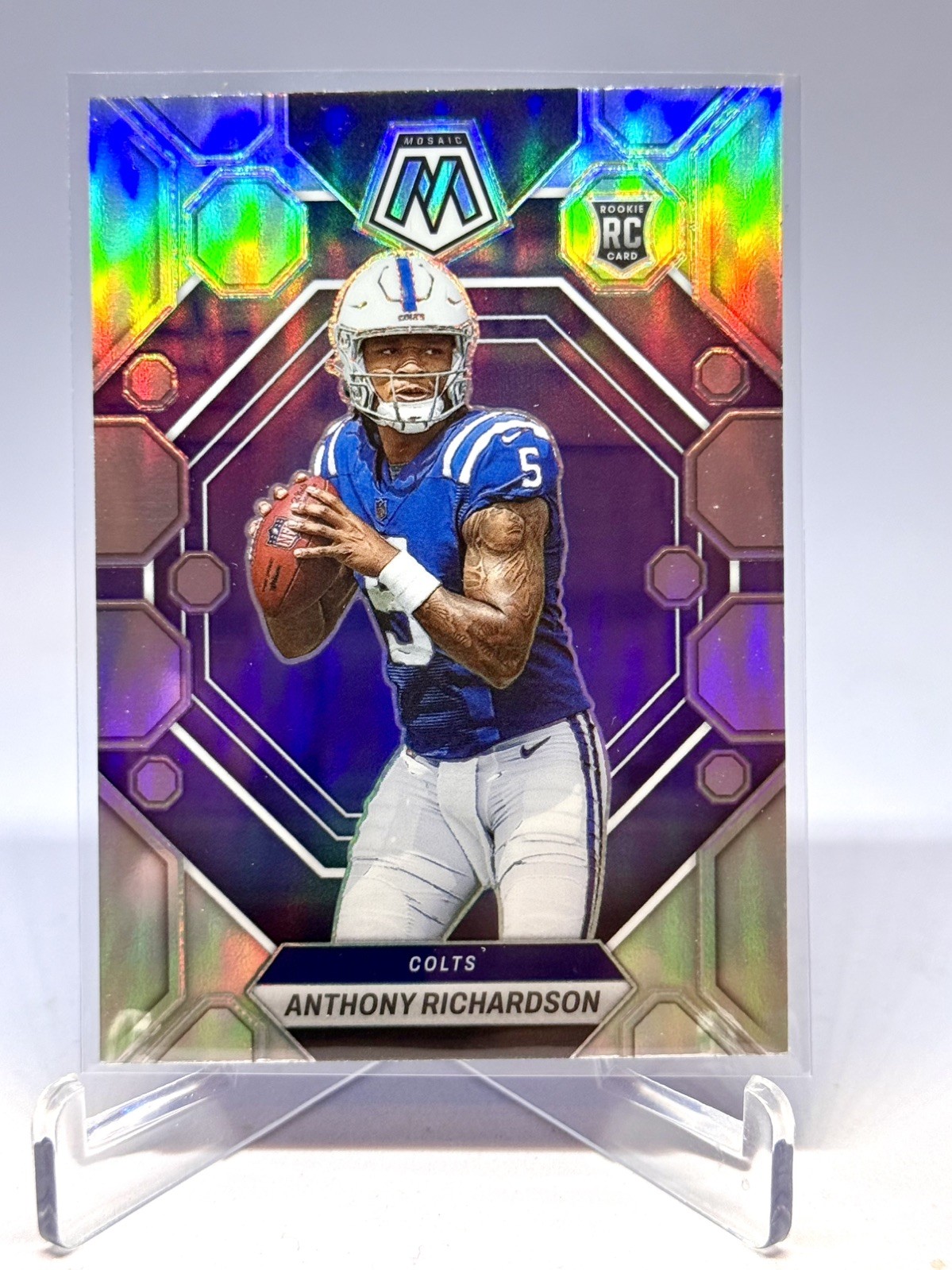 Anthony Richardson 2023 Panini Mosaic Rookie Silver Prizm #282 RC