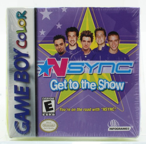 NSYNC Get To The Show Game Boy Color - Sealed H Seam - 2001