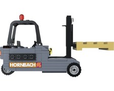 HORNBACH Brick Set High Rack Forklift Hochregalstapler Gabelstapler Klemmbaustei