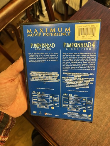 Pumpkinhead 3 Ashes To Ashes + Pumpkinhead 4 Blood Feud DVD 2-Disc Set OOP RARE - Picture 3 of 5